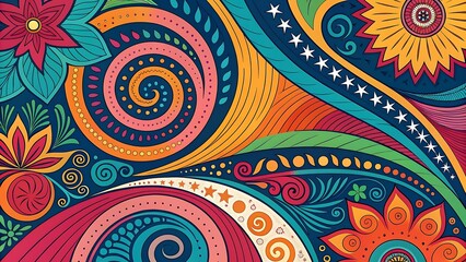 Fototapeta premium abstract seamless pattern with circles