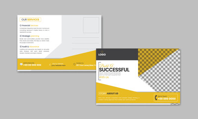 Company professional post card design