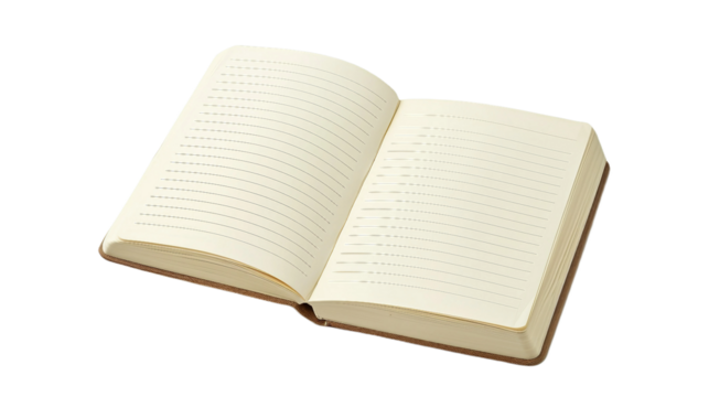Single Notepad on transparent background PNG.