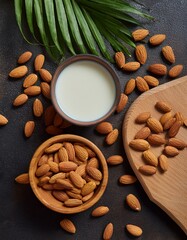Almond milk goodness