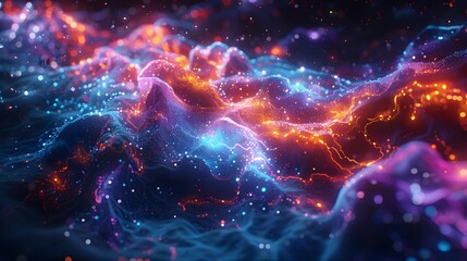 Virtual space background digital technology
