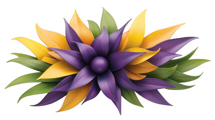 Fototapeta premium Exquisite closeup, a vibrant flower with striking green center captivating display of nature's beauty