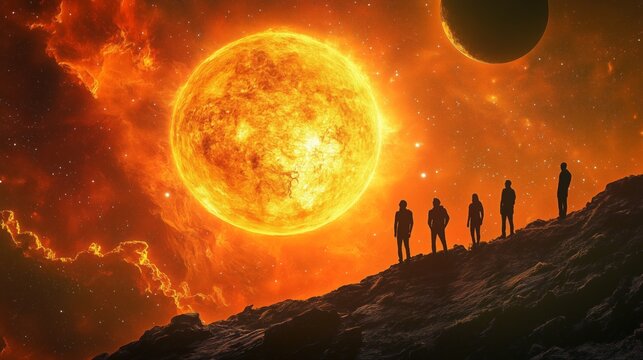 The silhouette of the interstellar expeditionary force