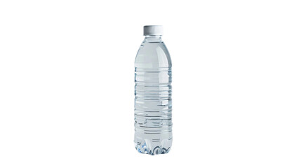 Fototapeta premium Plastic Water Bottle on transparent background PNG.