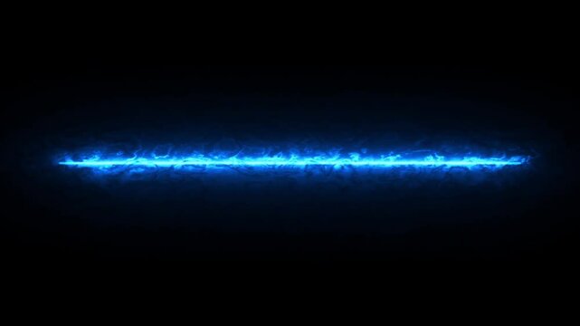 abstract blue background with particles, Cellular saber Electric Glowing Lightning Thunderbol blue background.