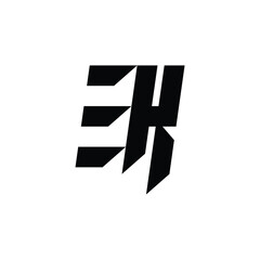 EK monogram logo design letter text name symbol monochrome logotype alphabet character simple logo
