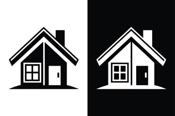 Home Icon Silhouette Collection Perfect for Real Estate & Design