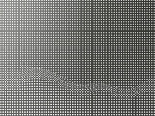 Abstract gray dot halftone, wavy surface texture, ripple, simple