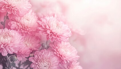 Delicate Pink Chrysanthemum Bouquet