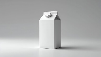 blank milk carton