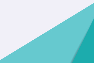 Abstract teal, white, turquoise diagonal background