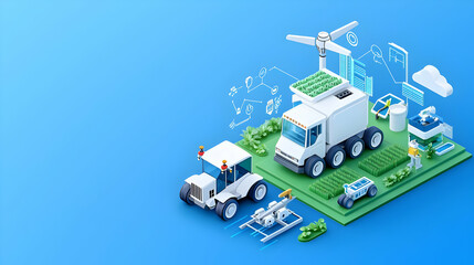 Modern Farming Technology with Sustainable Practices and Equipment