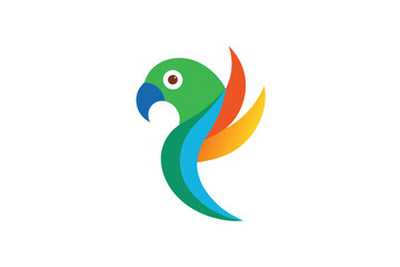 Obraz premium vector illustration of an abstract bird