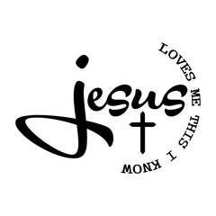 Jesus Loves Me This I Know SVG