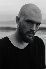 brutal man with a beard