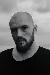 brutal man with a beard