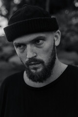 brutal man with a beard