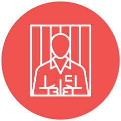 Inmate Vector Icon