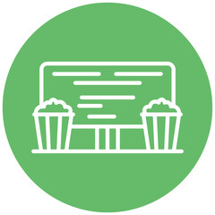 Cinema Marquee Vector Icon