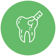 Root Canal Vector Icon