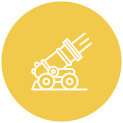 Water Cannon Vector Icon