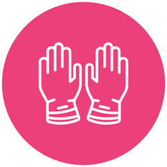 Sterile Gloves Vector Icon