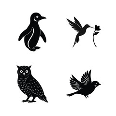 Fototapeta premium set of birds