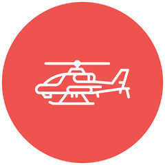 Gunship Vector Icon