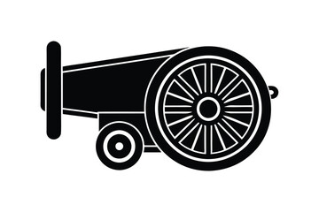 Silhouette of a blower machine vector art illustration.eps