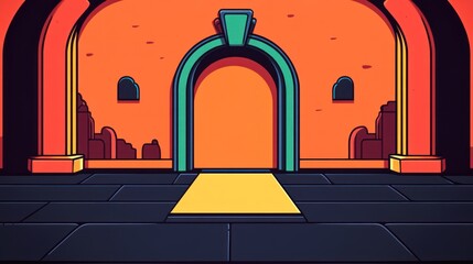 Fototapeta premium Ancient Archway Entranceway