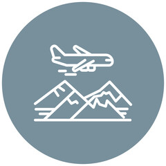 Cargo Plane Vector Icon