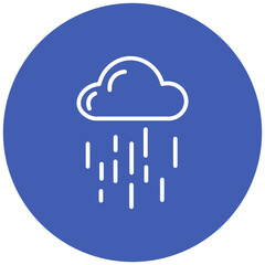 Heavy Rain Vector Icon
