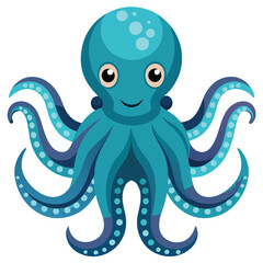 octopus vector image on white background