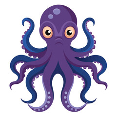 octopus vector image on white background