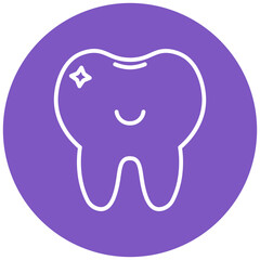 Baby Teeth Vector Icon