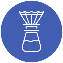 Coffee Pour Over Stand Vector Icon