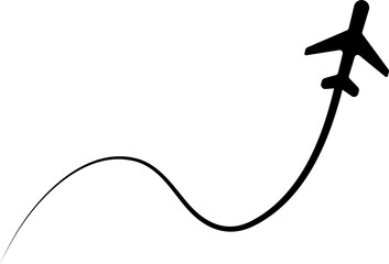 Airplane routes, travel, tracing, flight. Business concept