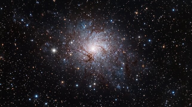 Messier 83: The Southern Pinwheel Galaxy, a cosmic spiral of stars and gas in deep space