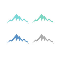 BLUE HILLS SIGN SYMBOL LOGO VECTOR ISOLATED ON WHITE
