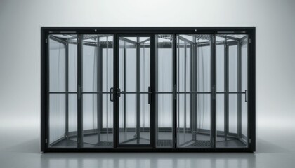 Modern Glass Revolving Door for Office Building Entrance Design