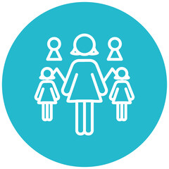 Support Network Vector Icon