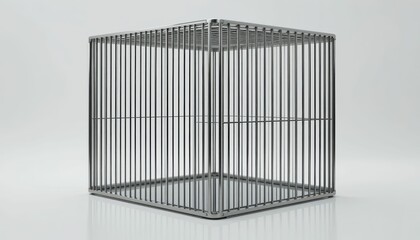 Modern Wire Cage for Pet Housing and Animal Protection Display