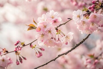 Obraz premium Cherry Blossoms Flower Wallpaper and Background