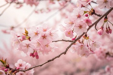 Obraz premium Cherry Blossoms Flower Wallpaper and Background
