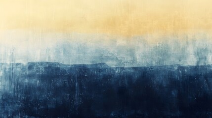 Naklejka premium 77. A soft pastel transition from muted sunflower yellow to faded indigo, offering a timeless and elegant appeal