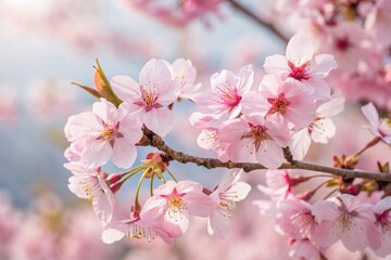 Obraz premium Cherry Blossoms Flower Wallpaper and Background