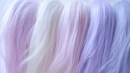Naklejka premium 13. A pale mint to soft lilac gradient, bringing a gentle and balanced pastel effect
