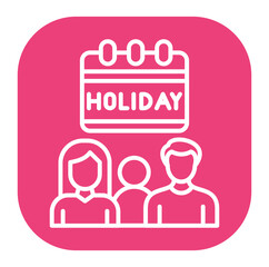 Family Holiday Icon