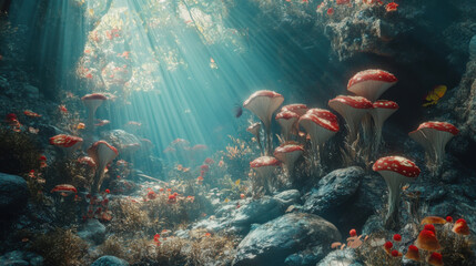 surreal elements that evoke awe