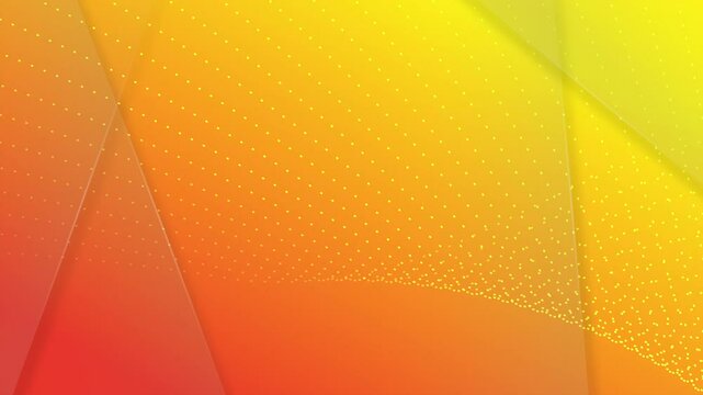 4k of orange dots wave gradient animation background